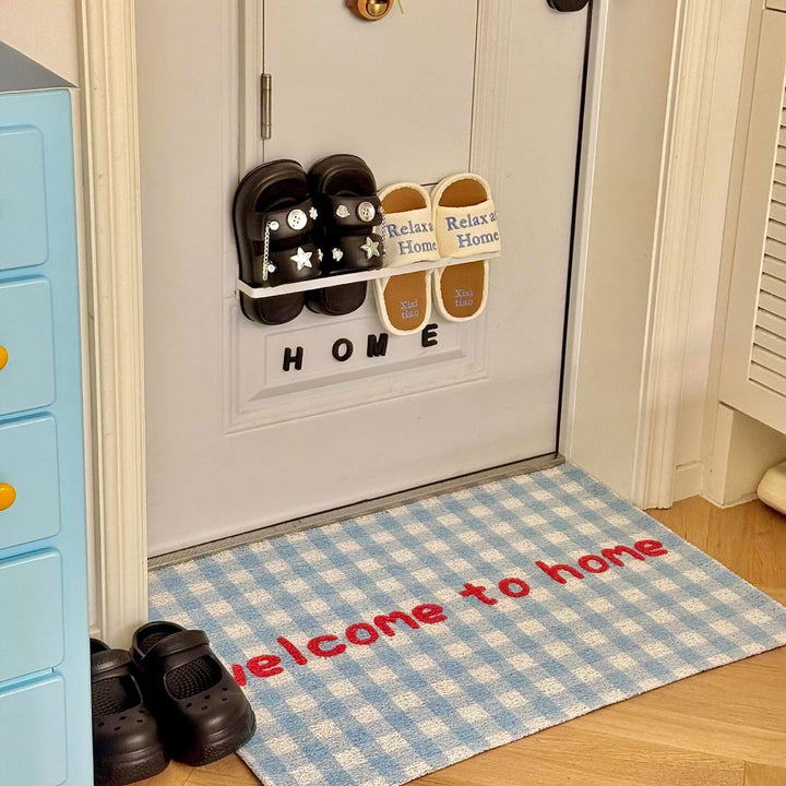 Stylish Gingham Pattern Decorative Mat