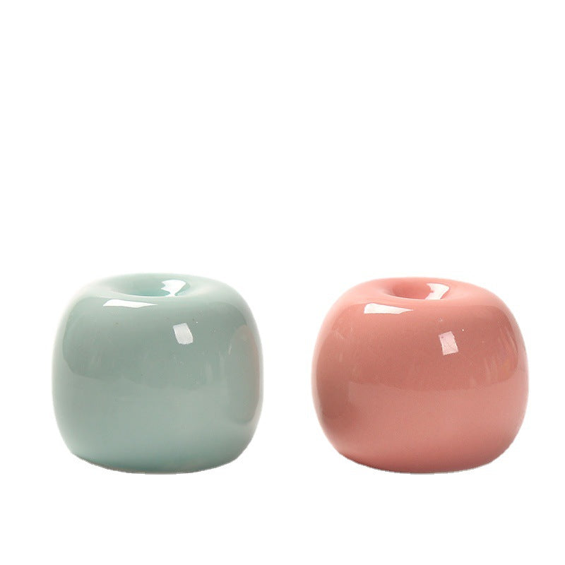 Artistic Ceramic Apple-Shaped Planter Kalsten
