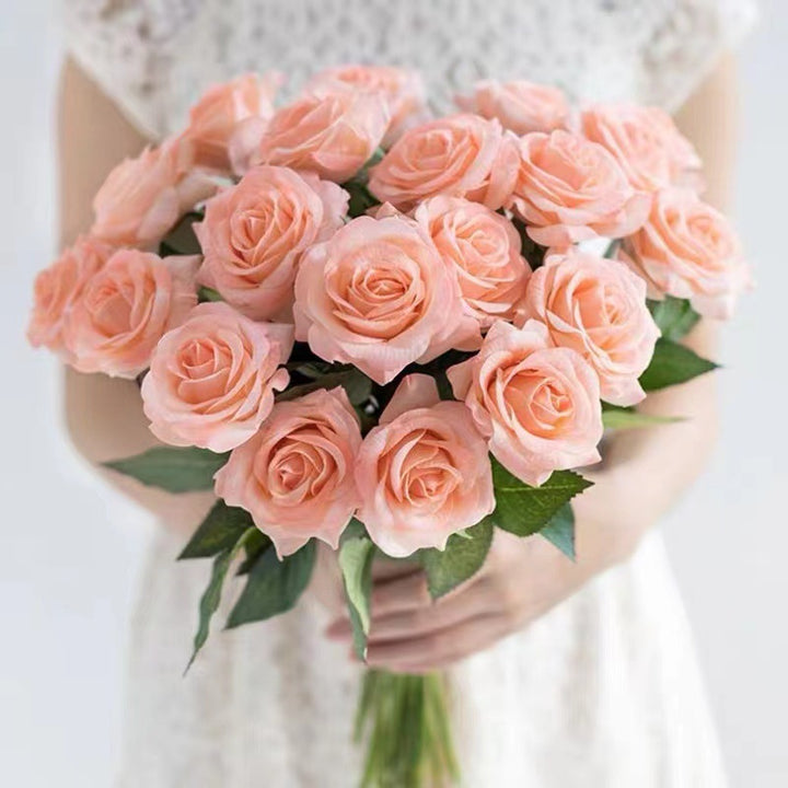 Lifesize Faux Rose Bouquet