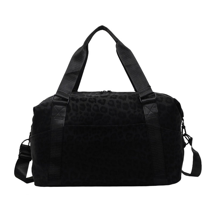 Sporty duffel bag with animal pattern and practical carrying options Kalsten