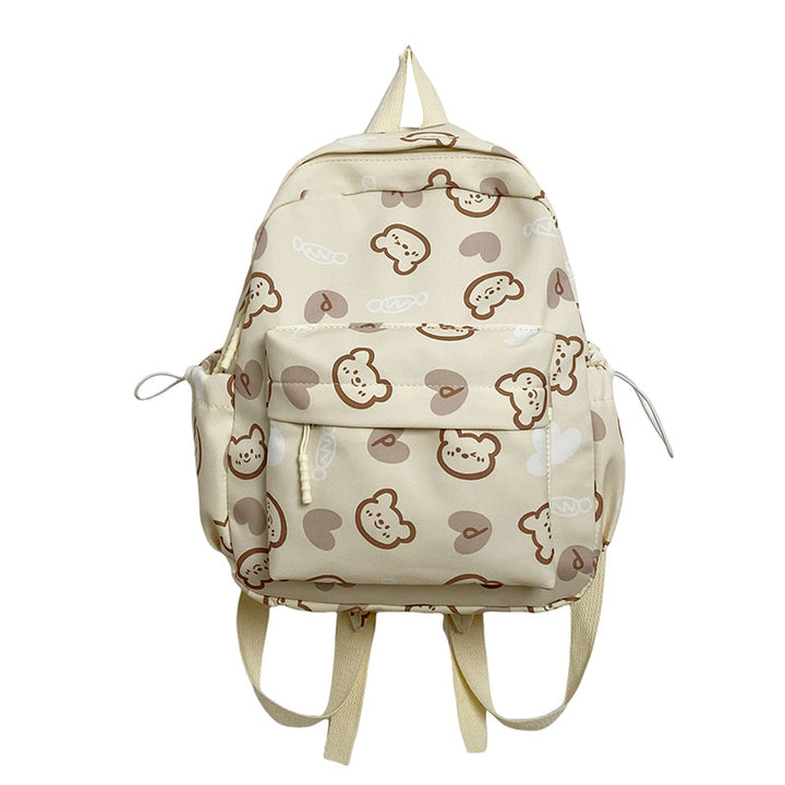 Cute Character Print School Backpack kalsten
