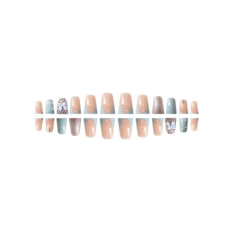 Decorative Nail Art Set with 3D Bows and Gems Kalsten