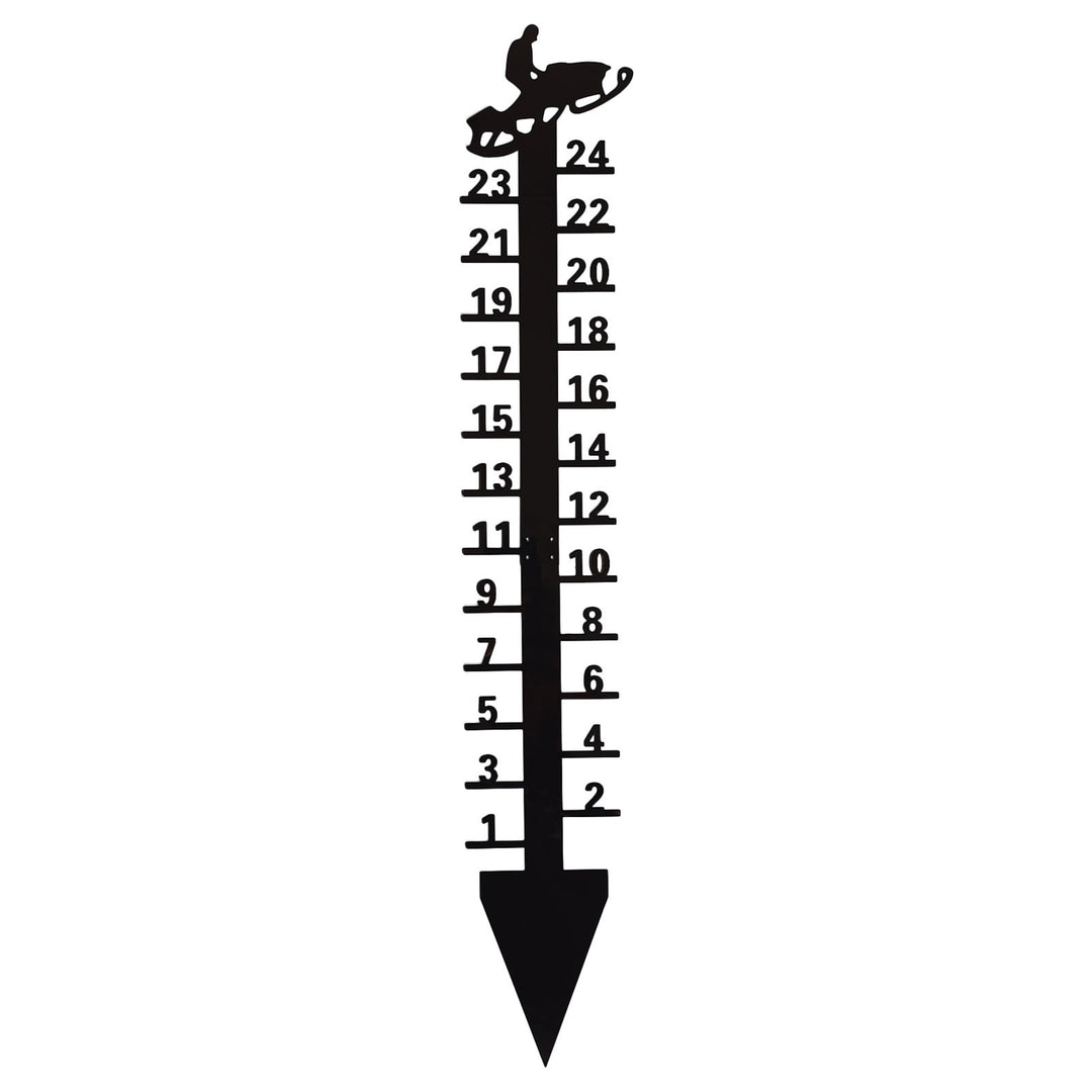 Skiing-Themed Growth Chart