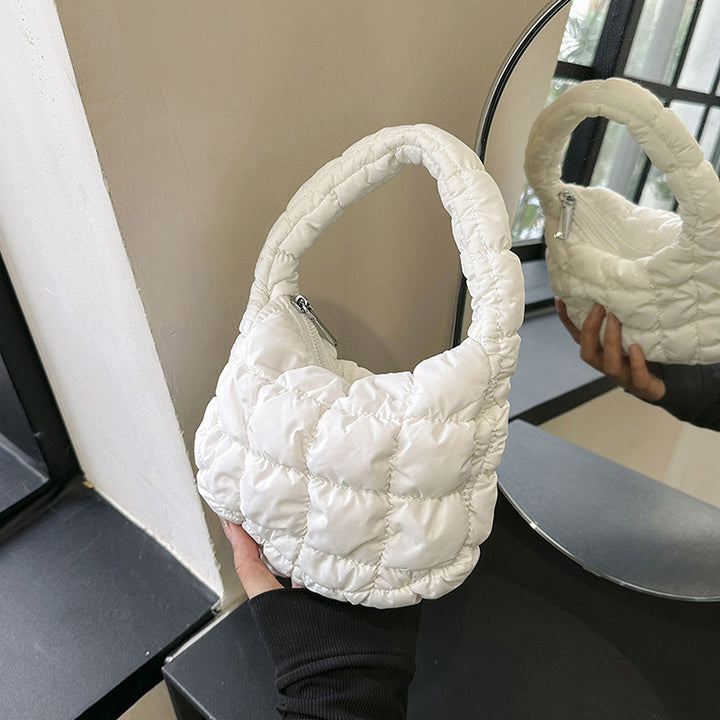 Quilted Puffer Handbag