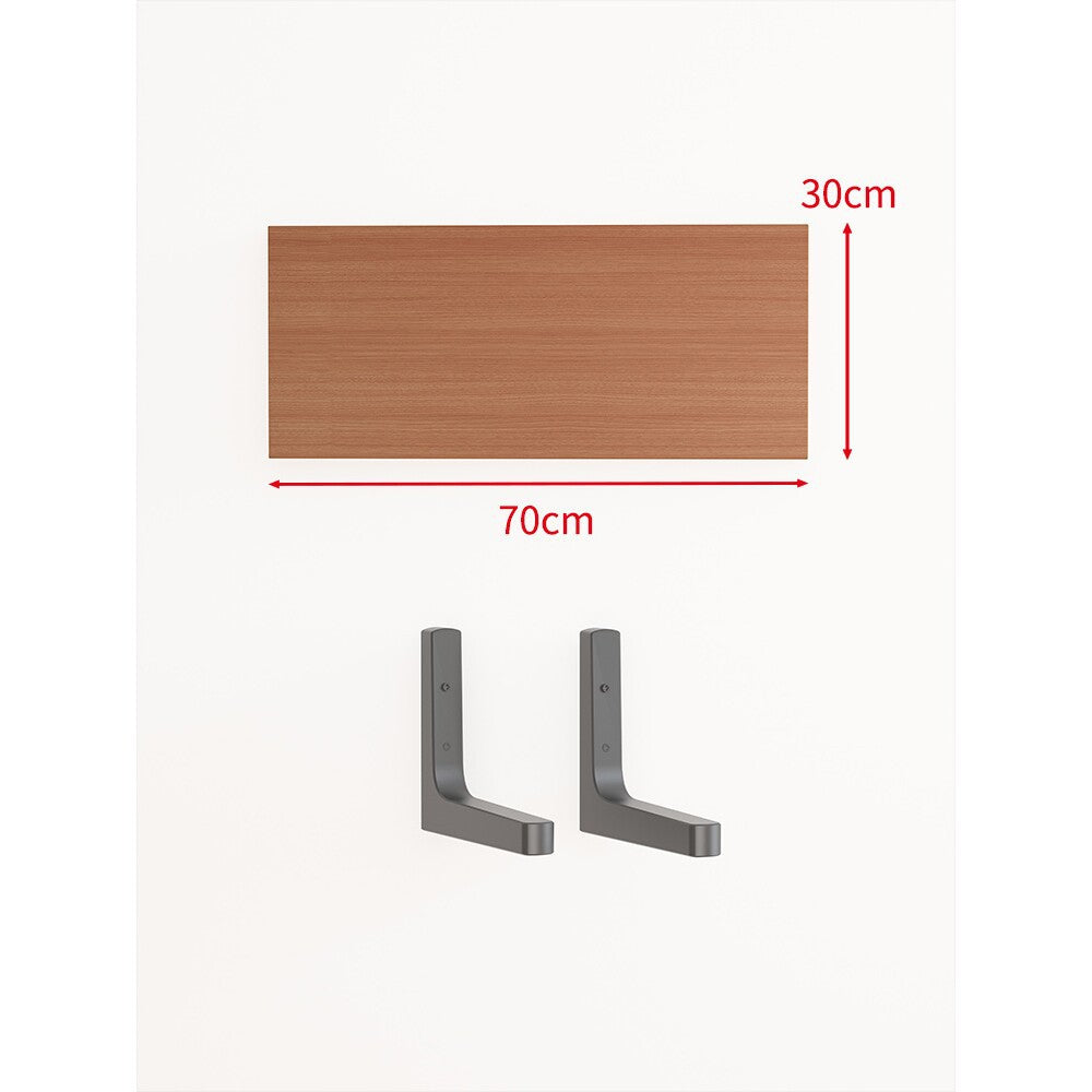 Long Narrow Floating Wall Shelf Kit with Concealed Heavy-Duty Brackets
