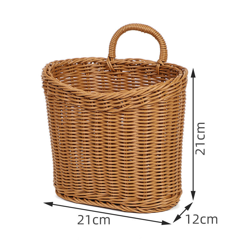 Handwoven Storage Basket with Sturdy Handle Kalsten