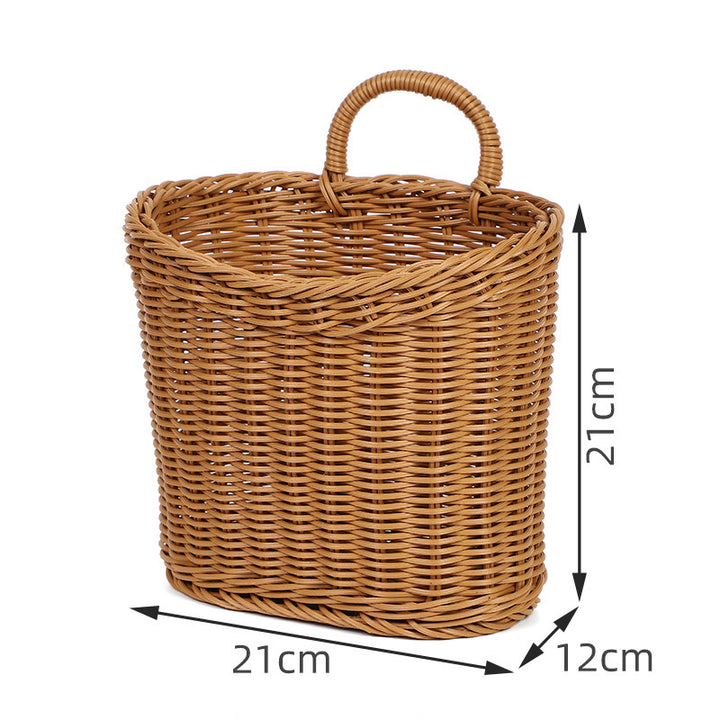 Handwoven Storage Basket with Sturdy Handle Kalsten