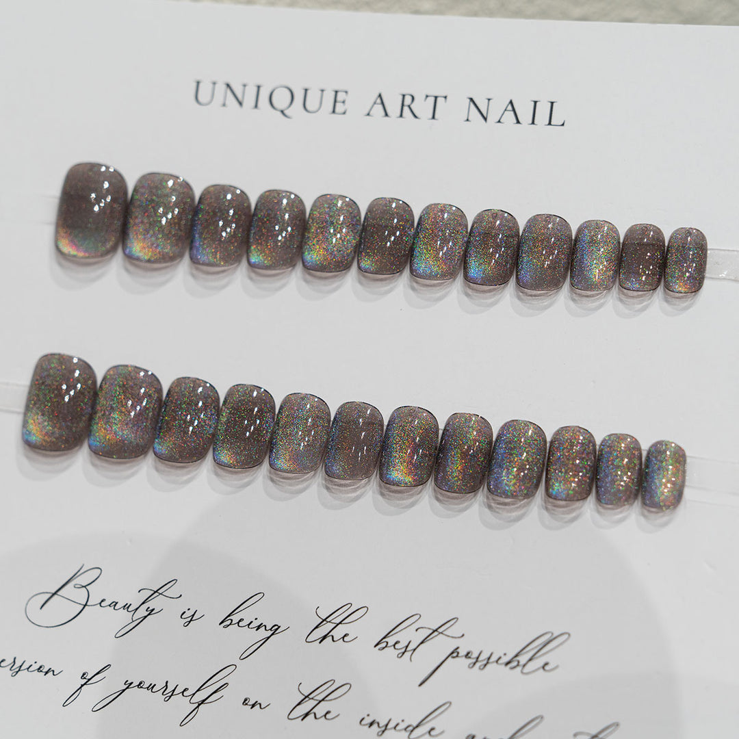 Premium Glittery Press-On Nail Set