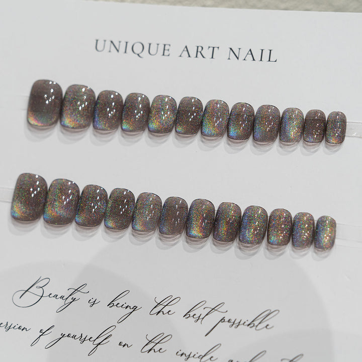Premium Glittery Press-On Nail Set