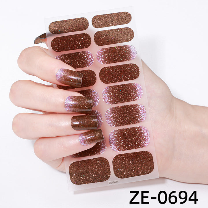 Glitter Ombre Nail Wraps  1790954415
