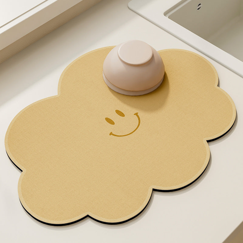 Cute Cloud Shaped Kitchen Counter Mat Kalsten