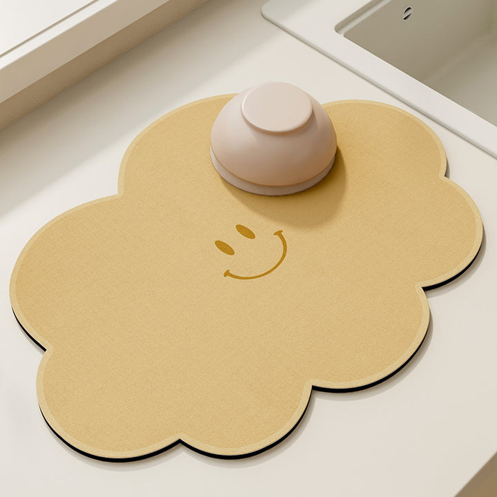 Cute Cloud Shaped Kitchen Counter Mat Kalsten