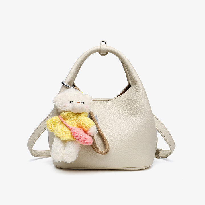 Chic Leather Handheld Tote Bag
