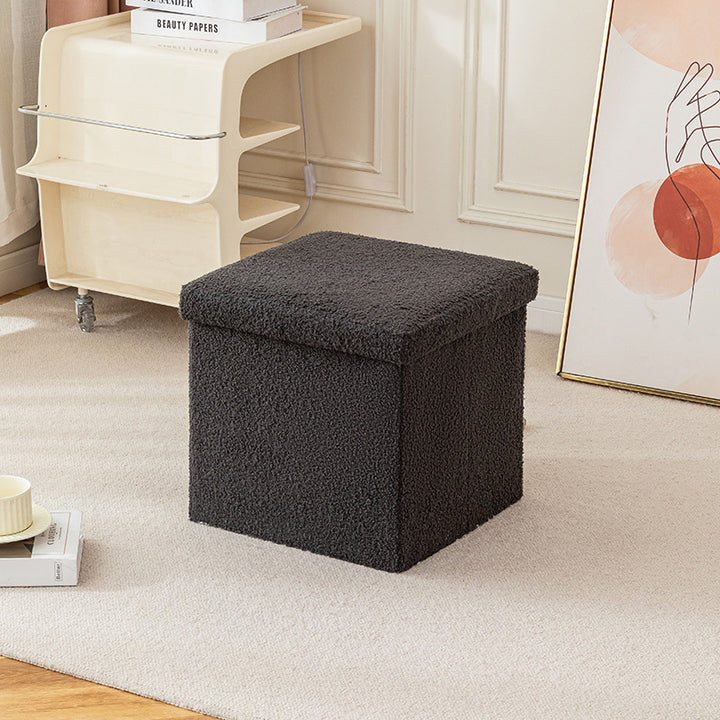 Plush Storage Ottoman Kalsten