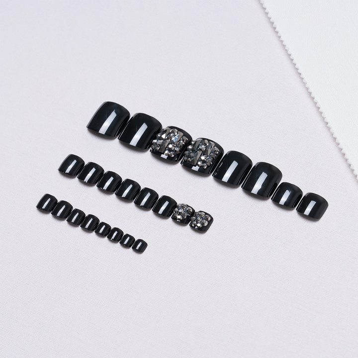 Decorative Rhinestone Pedicure Set  1791110394