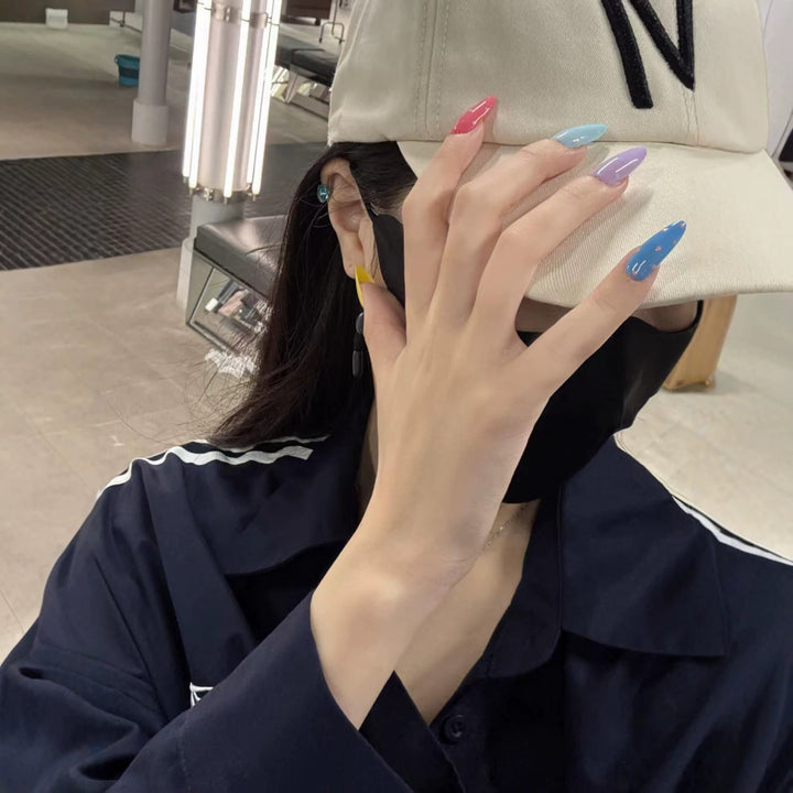 Colorful Gel Nail Extensions