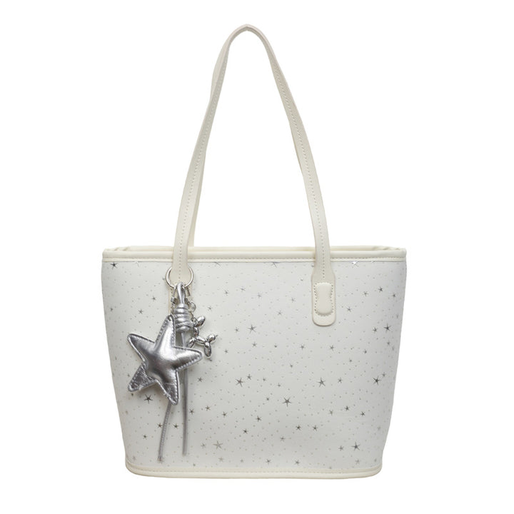 Trendy Star-Print Tote Bag Kalsten