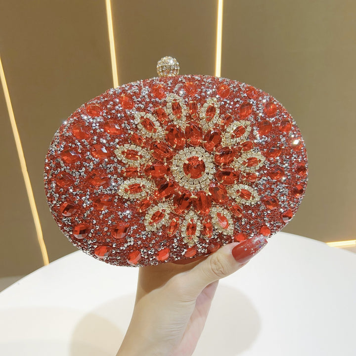 Ornate Crystal Evening Clutch