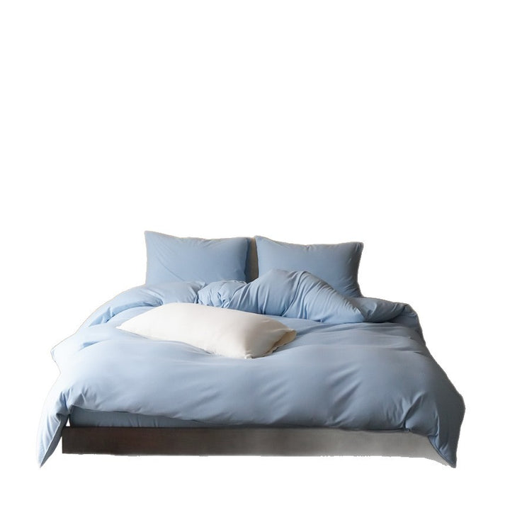 Extra-soft cotton satin duvet cover set with hotel finish and concealed zipper