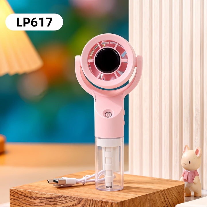 Women's Portable Mist Hand Fan with USB Connection Kalsten