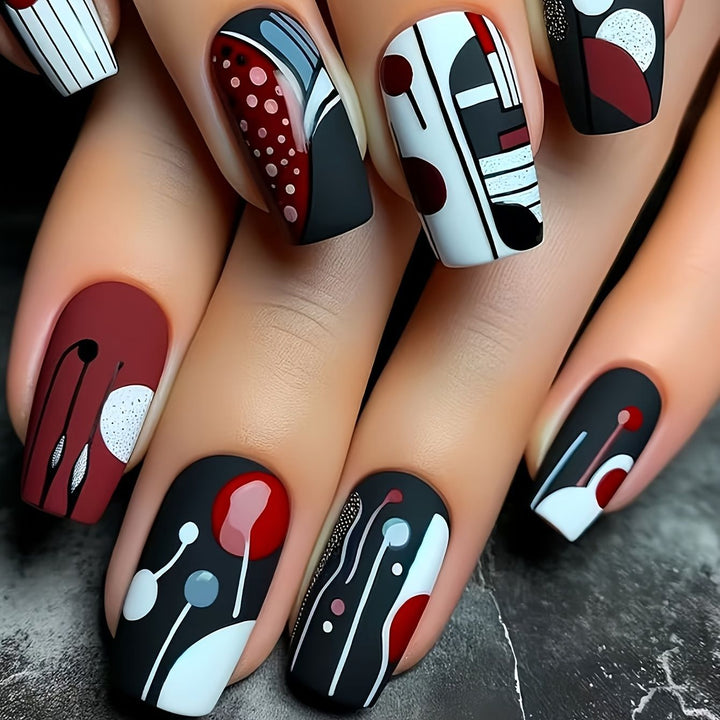 Floral Art Acrylic Nail Set Kalsten