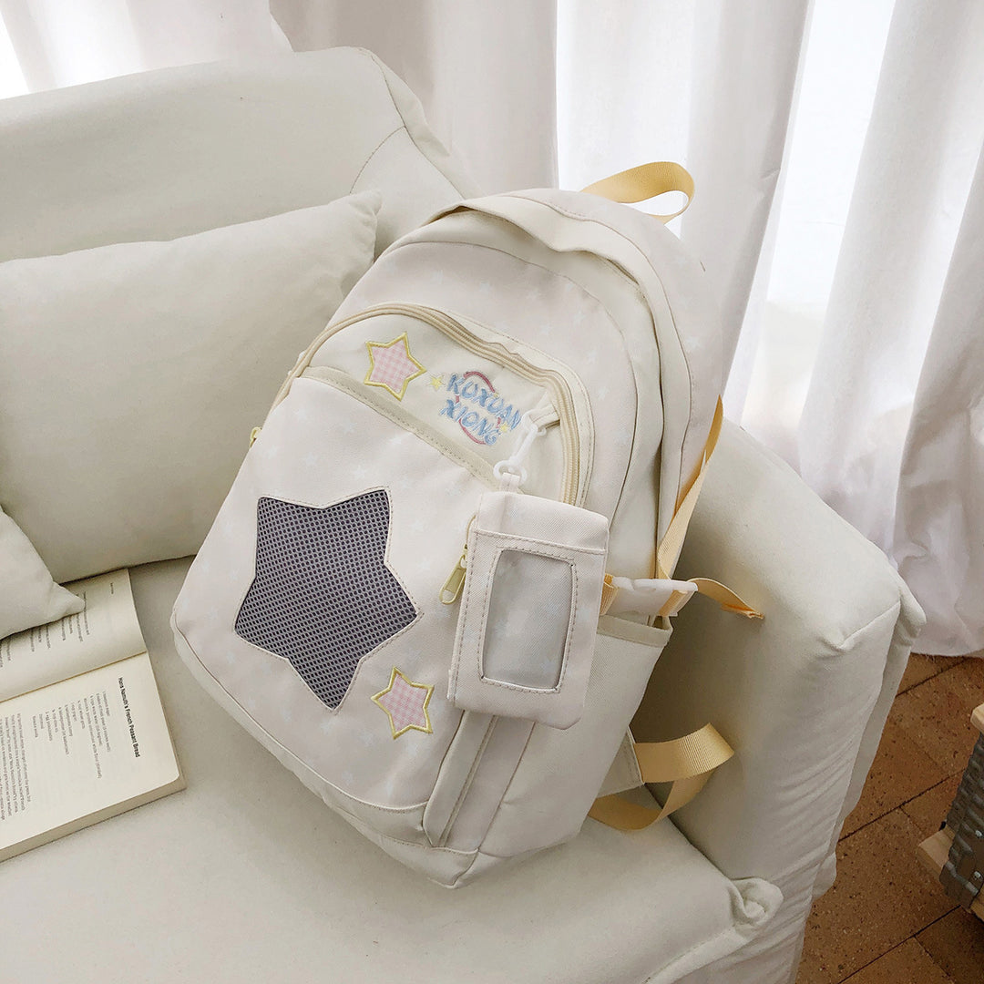 Cute Star-Print Backpack Kalsten