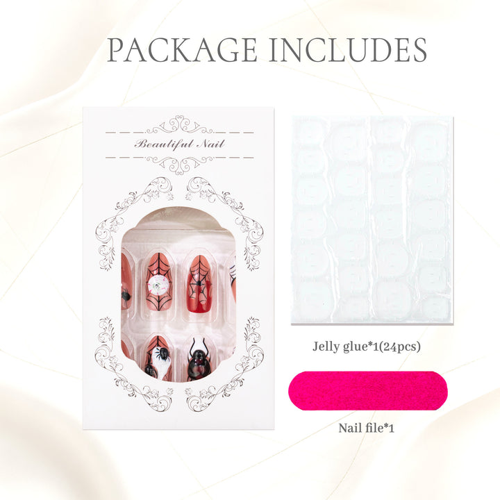 Theatrical Halloween Nail Art