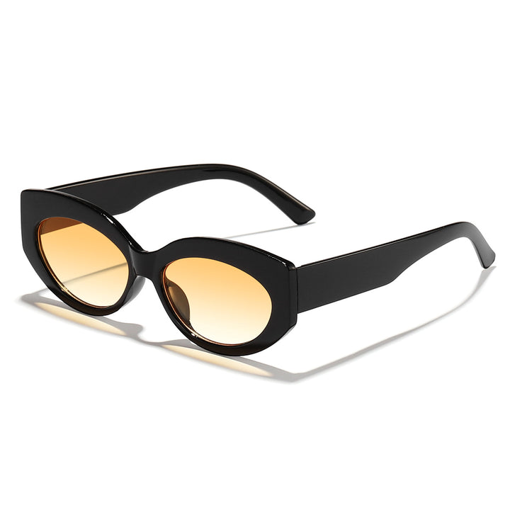 Ladies Cat-Eye Sunglasses with Playful Transparency Design Kalsten