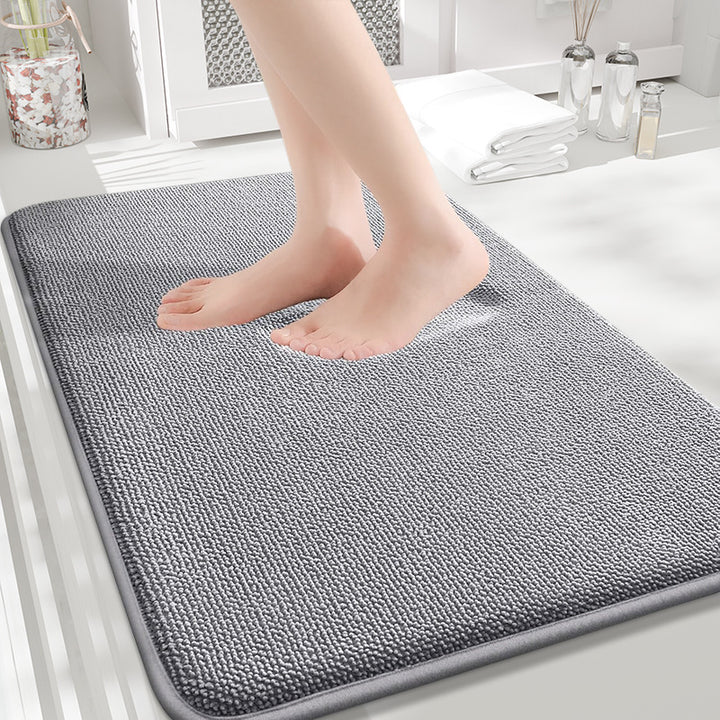 Plush Microfiber Bath Rug Kalsten