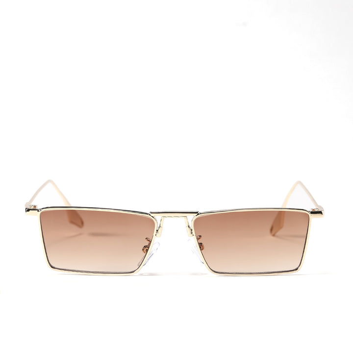Ladies elegant geometric sunglasses with stylish metal frame Kalsten