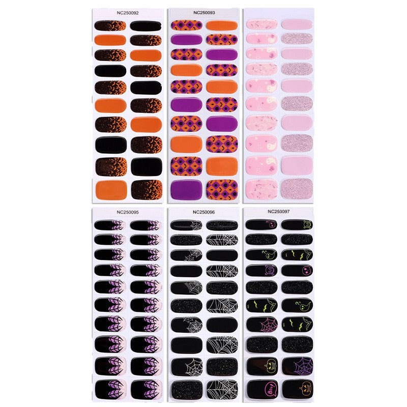 Halloween-Themed Nail Art Wraps