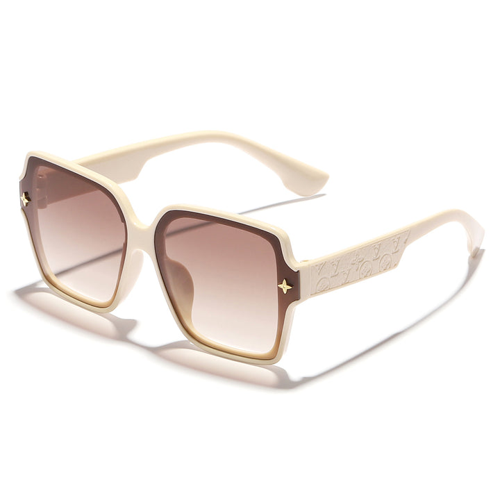 Ladies stylish oversized sunglasses with fashionable frame Kalsten