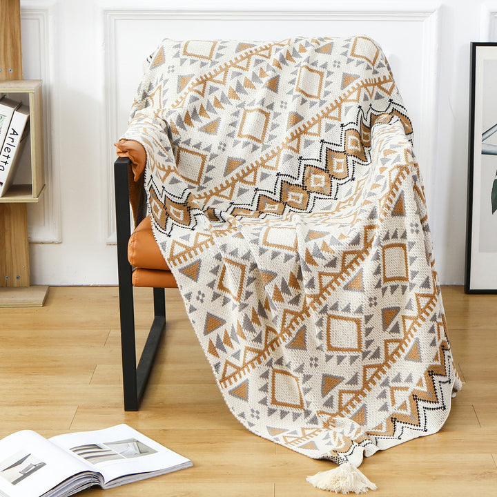 Bohemian Patterned Throw Blanket Kalsten