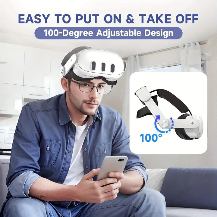 Ergonomic VR headset with high-performance battery Kalsten