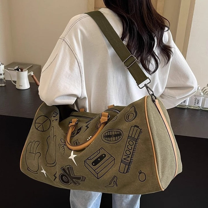 Fun Patterned Weekender Duffle Bag Kalsten