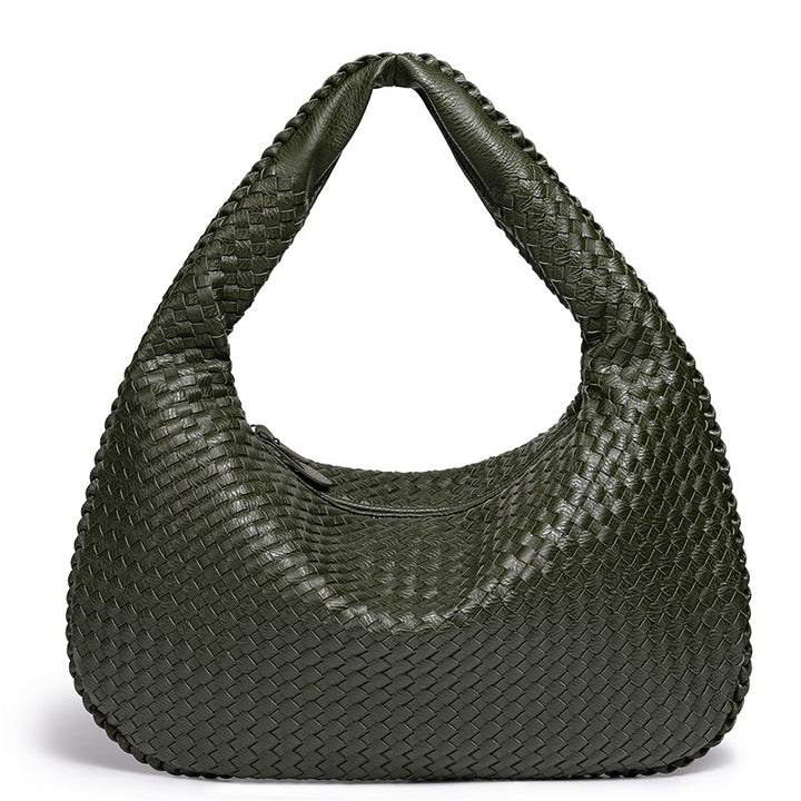 Woven Leather Shoulder Bag Kalsten