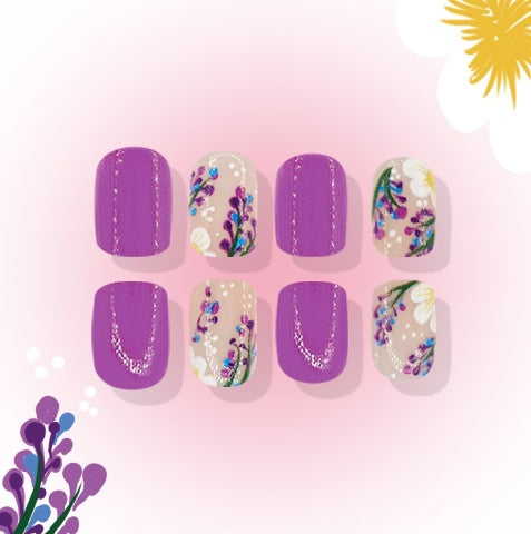 Floral Art Nail Enhancements Kalsten
