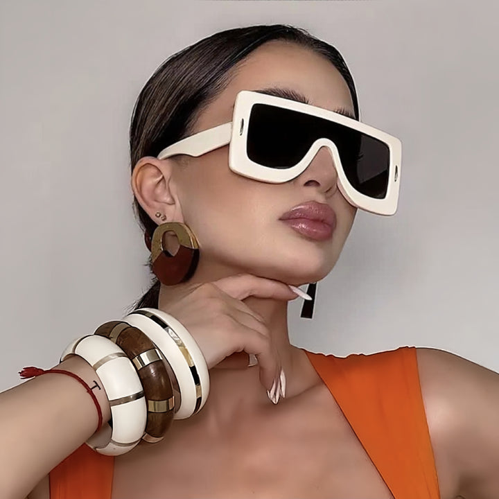 Women's Oversized Sunglasses in Modern Bauhaus Style Kalsten