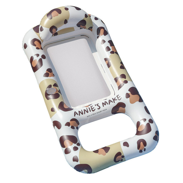 Women's Inflatable Luxury Swimming Island with Sun Protection Kalsten
