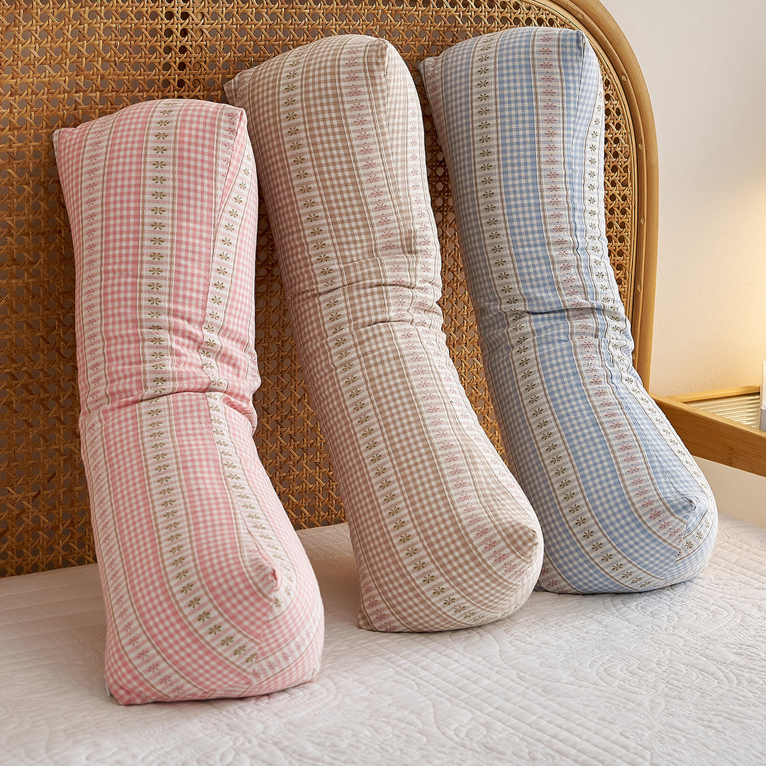 Neck support roll with elegant striped design Kalsten