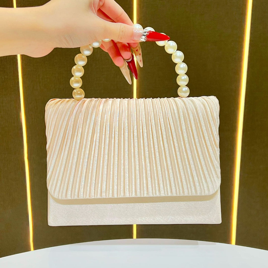 Pleated Elegant Evening Handbag