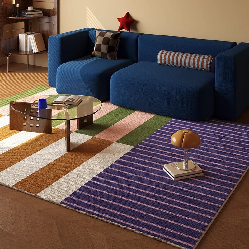 Checkered Pattern Area Rug Kalsten