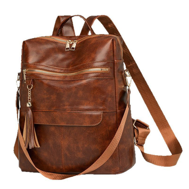 Multi-Purpose Stylish Leather Backpack Kalsten