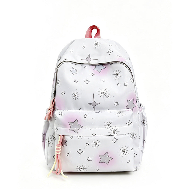 Starry Print Backpack Kalsten