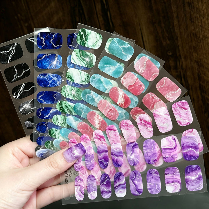 Artistic Watercolor Nail Wraps