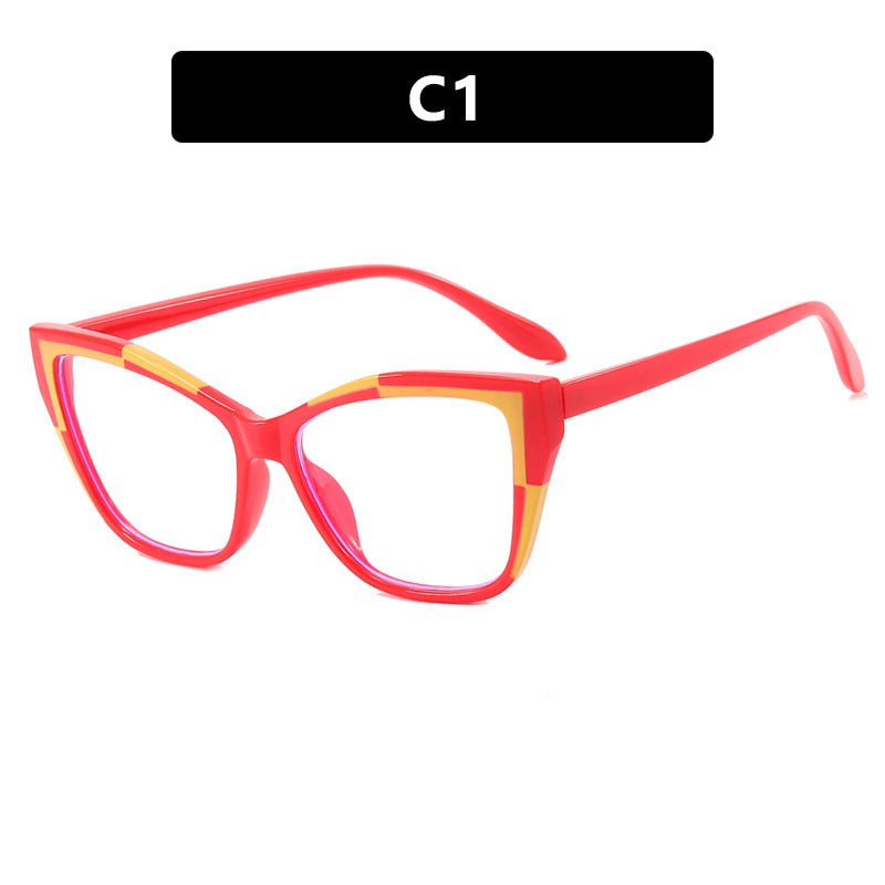 Women's Fashion Cat-Eye Glasses with Transparent Frame Kalsten