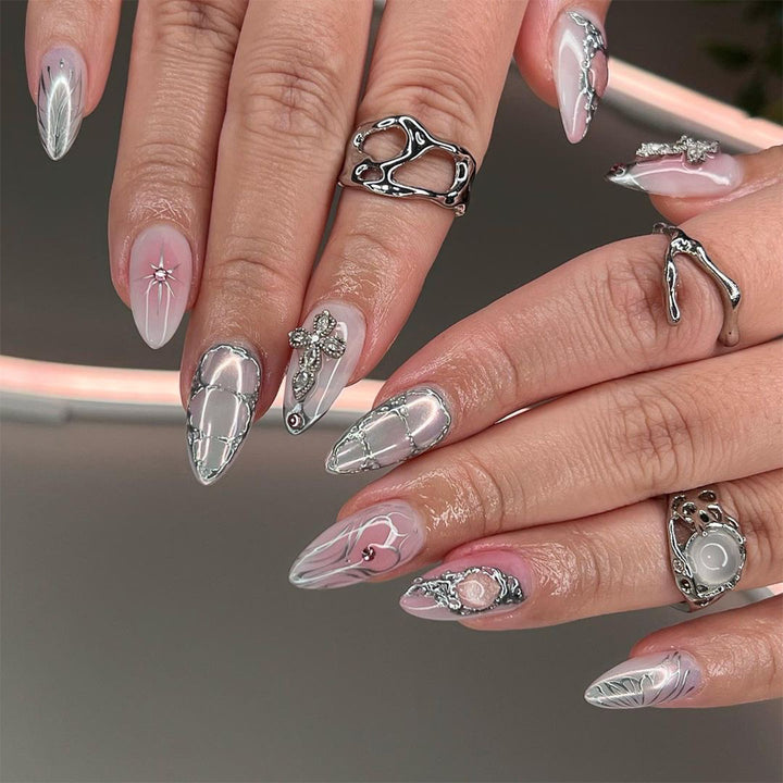 Artistic Nail Art with Noble Decorations Kalsten