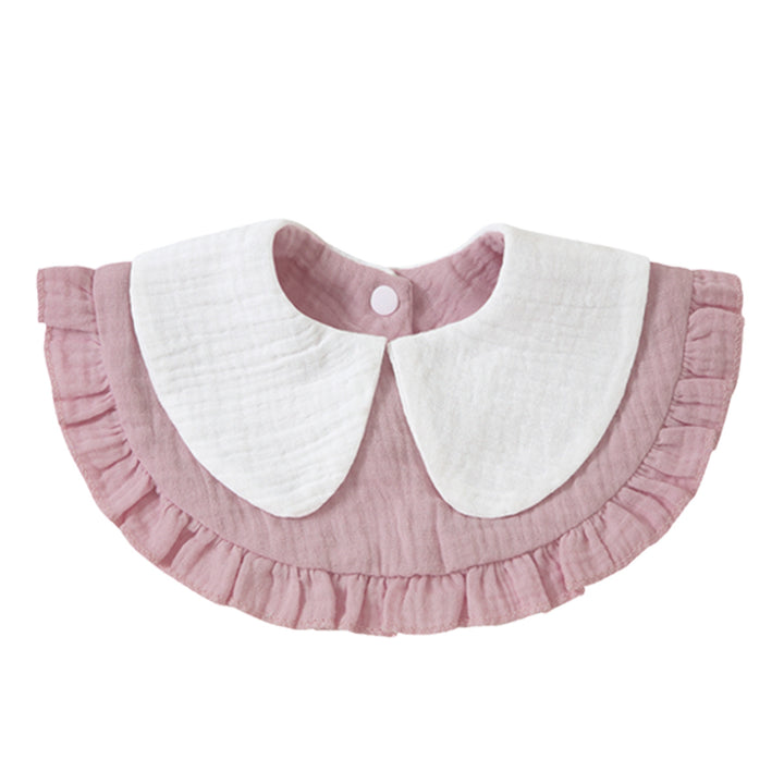 Ruffled Muslin Baby Bib kalsten