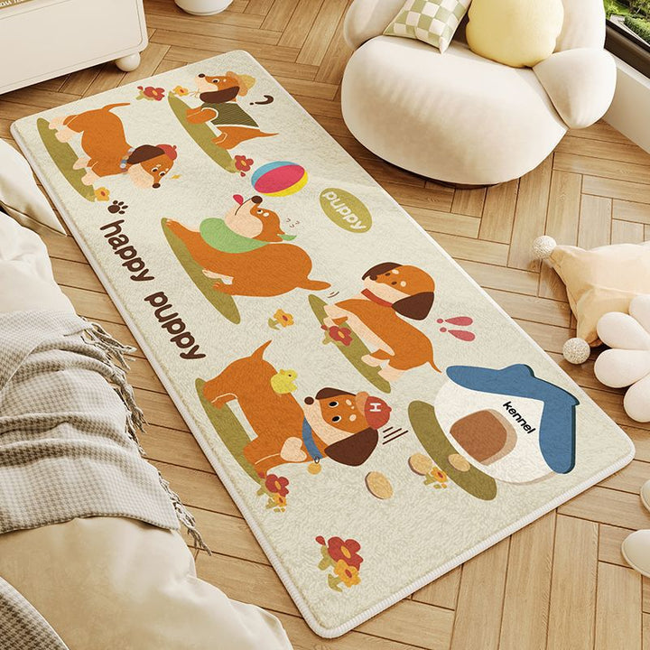 Cute Dog-Themed Area Rug