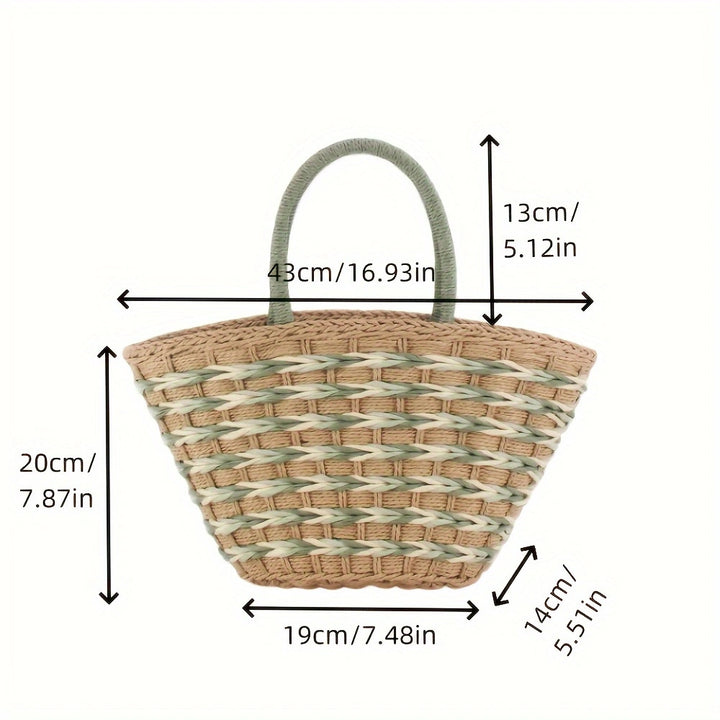 Elegant Hand-Woven Shopping Bag Kalsten